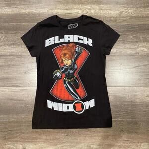 Marvel Black Widow sz. XL short sleeve shirt women's EUC